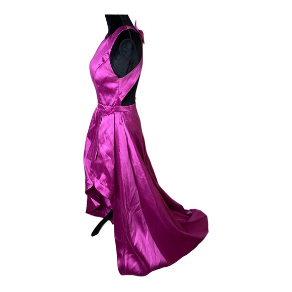 B. Darlin Women's Open Back Full Length Maxi Prom/Evening Dress Size 11/12 - Picture 3 of 8